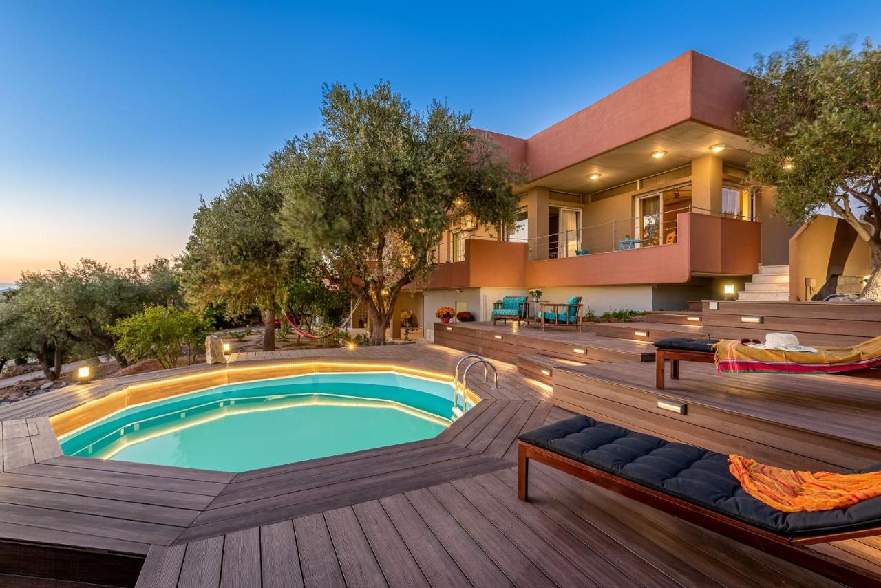 Lagonisi Villa Afroditi Bagian luar foto